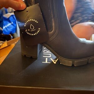 Naturalizer Black Heeled Boots